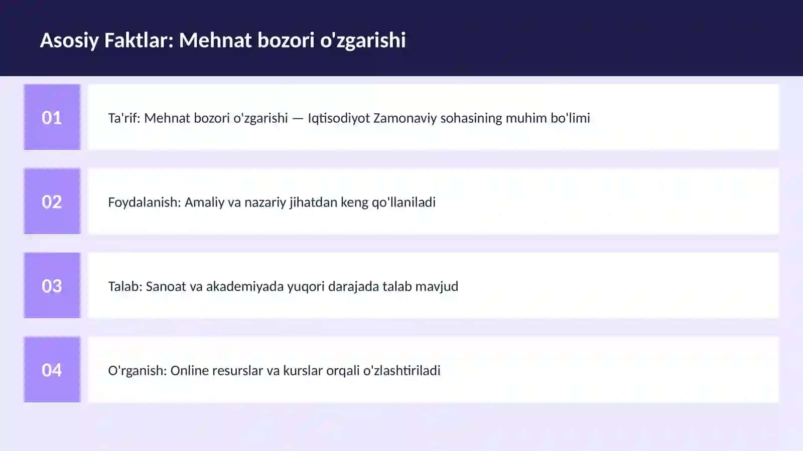 Mehnat bozori o'zgarishi 3