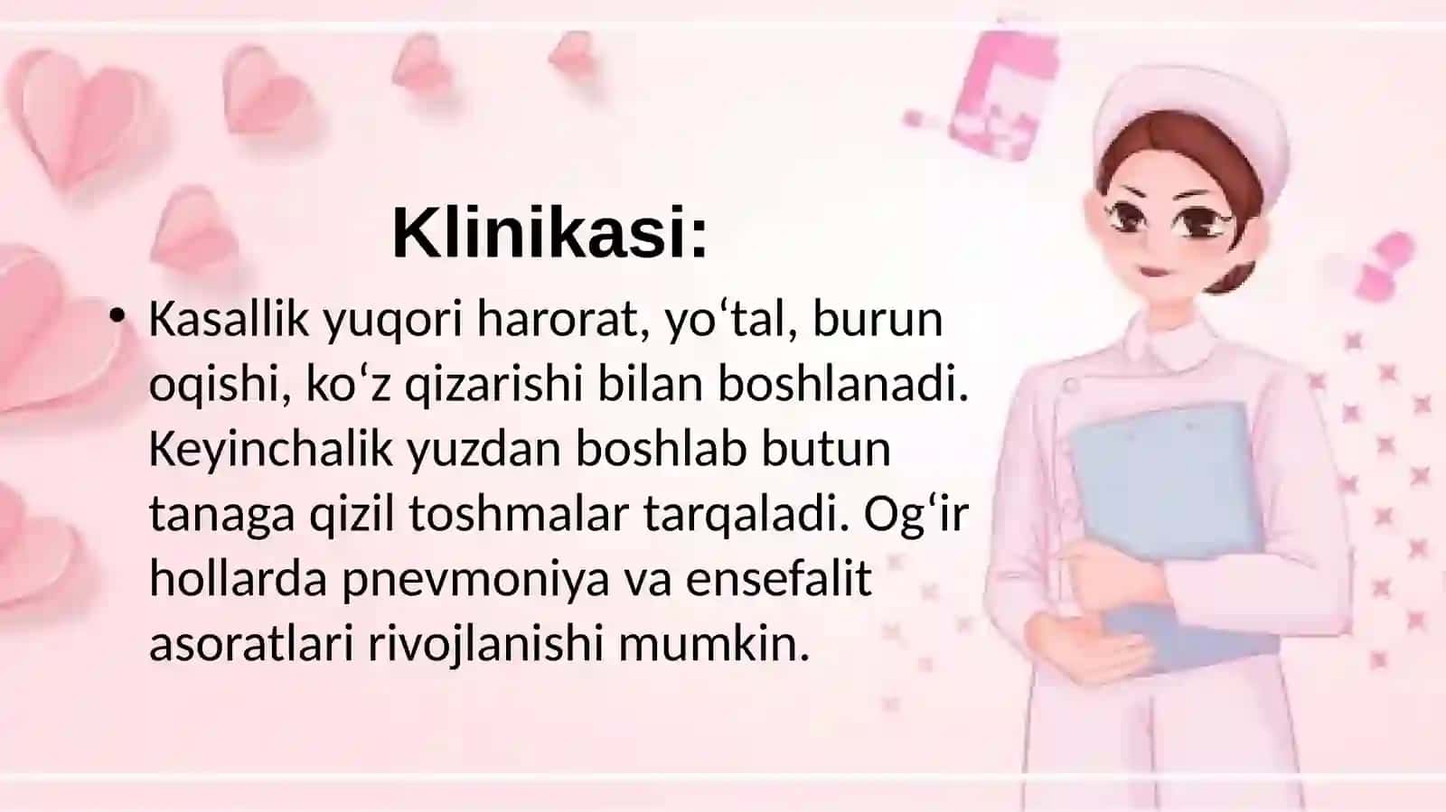 Pediatriya qizamiq, qizilcha, suvchechak 3