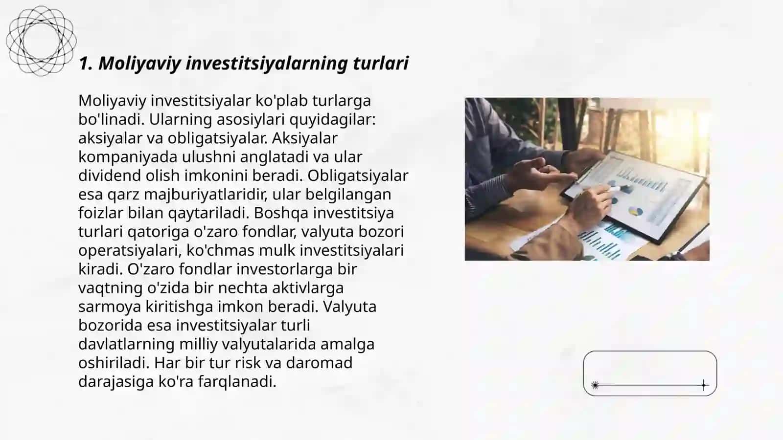 Moliyaviy investitsiya va investitsion siyosat 3