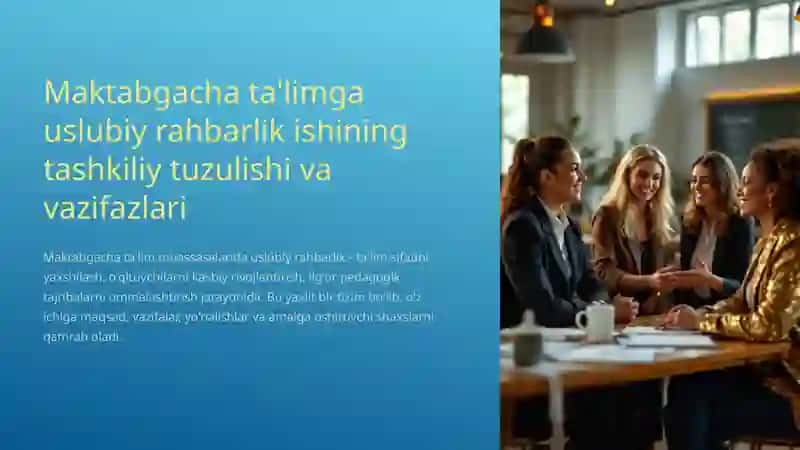 Maktabgacha ta'lim ga uslubiy rahbarlik 3