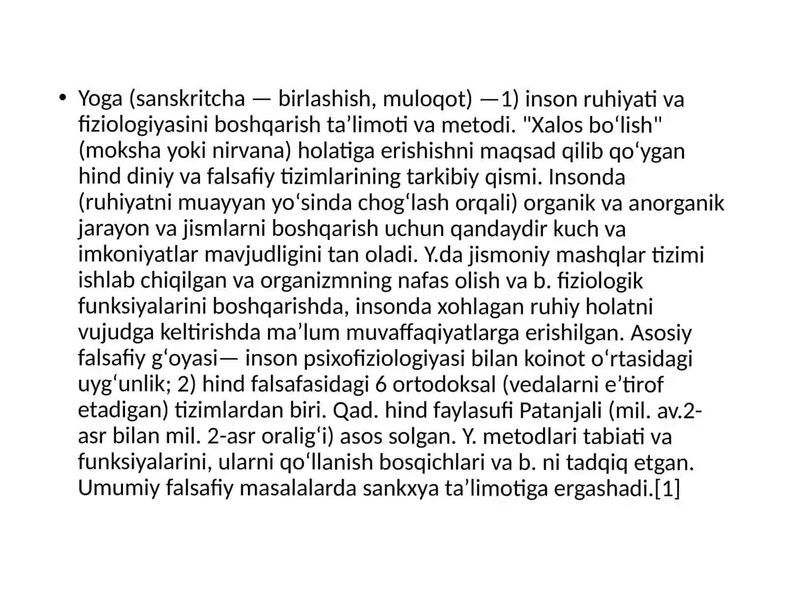 Yoga usuli kelib chiqishi va rivojlanishi 3
