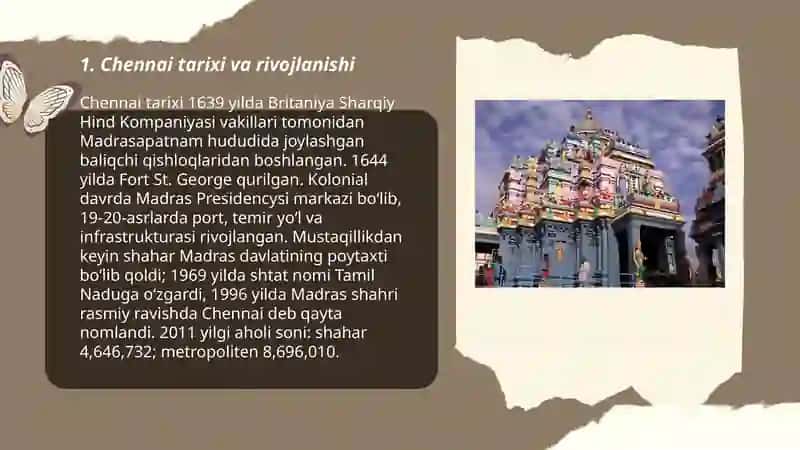 Chennai tarixi va rivojlanishi 3