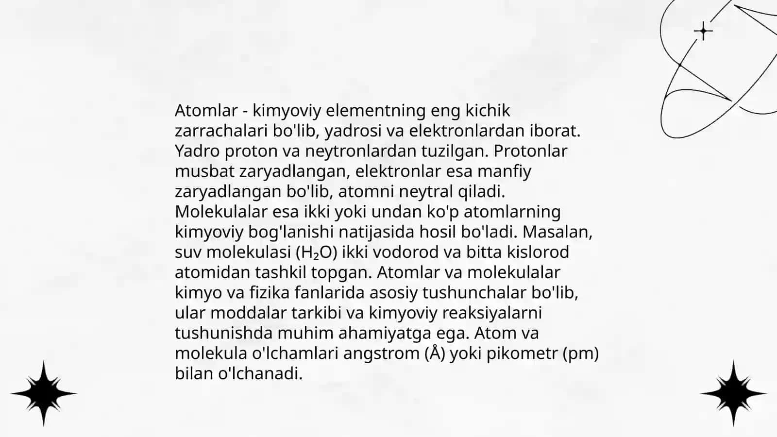 Dastlabki kimyoviy tushunchalar 3