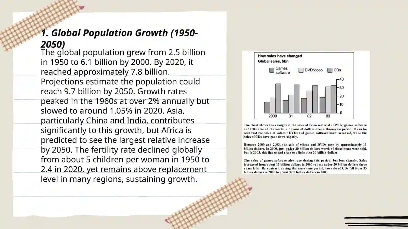 Global Population Growth (1950-2050) 3