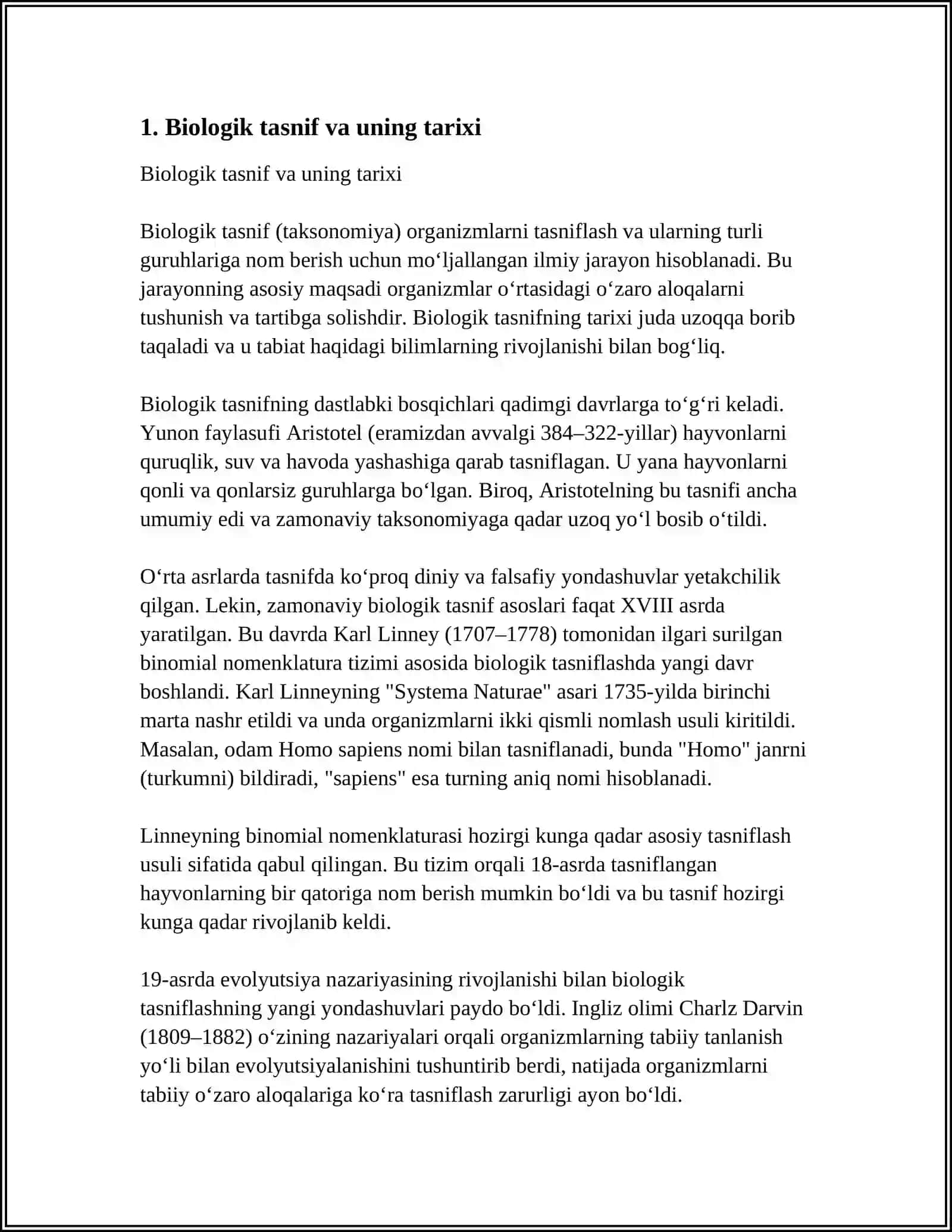 TILLARNING GENELOGIK TASNIFI 3