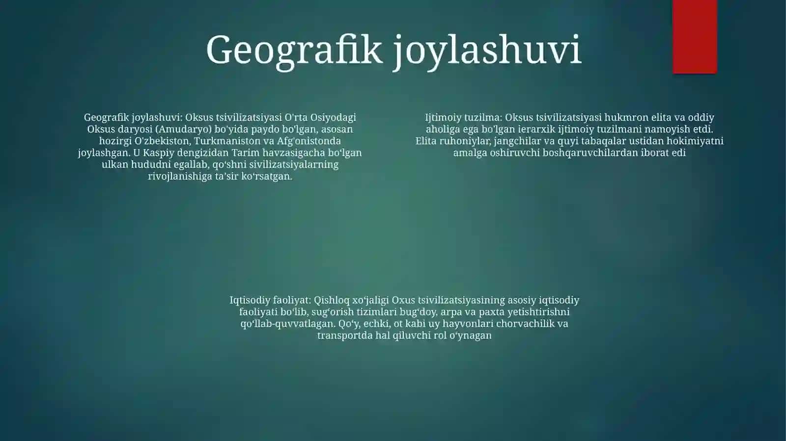Oks Sivilizatsiyasining Ijtimoiy Xarakteri 3