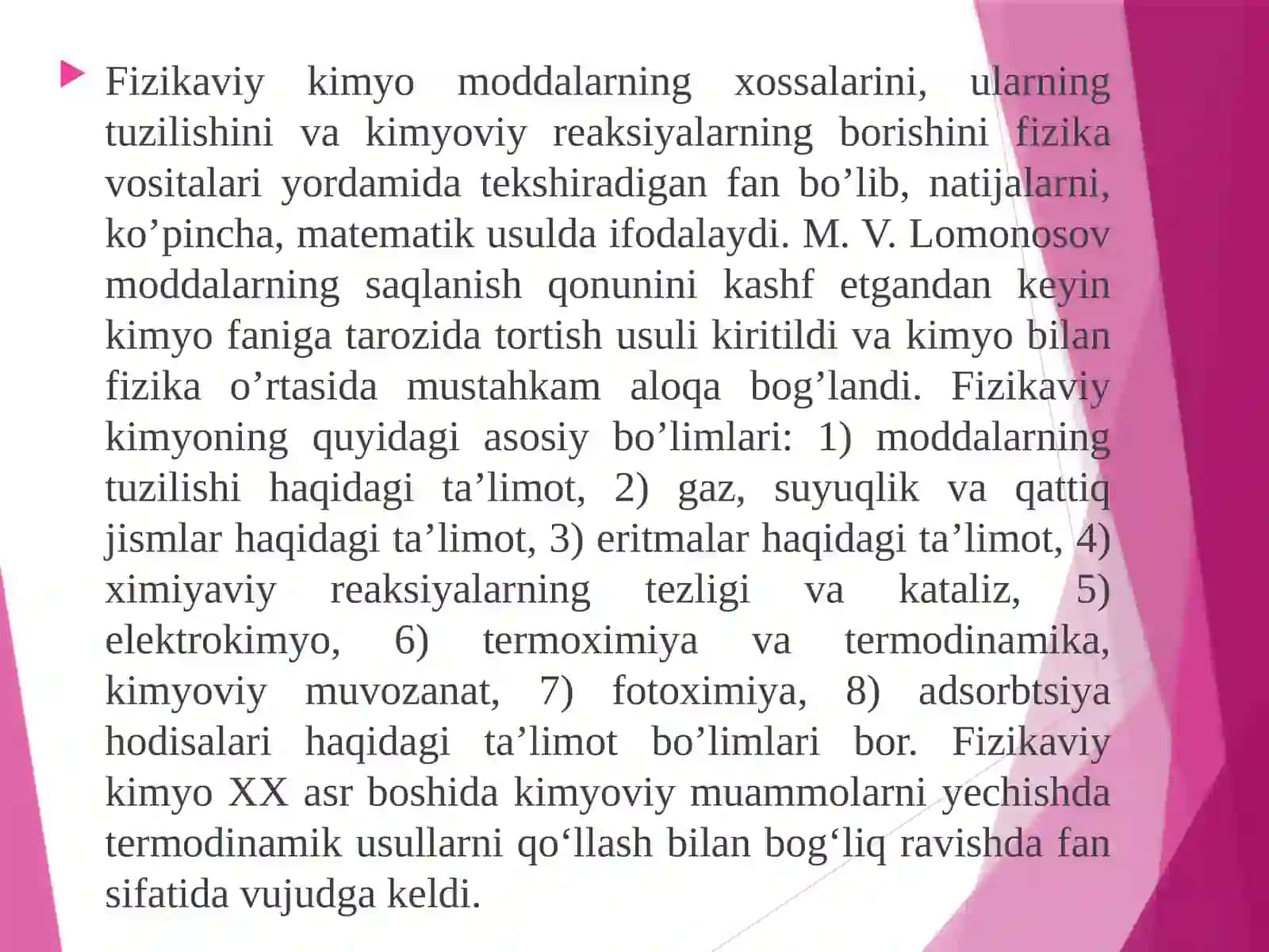 Fizik kimyo fani 3