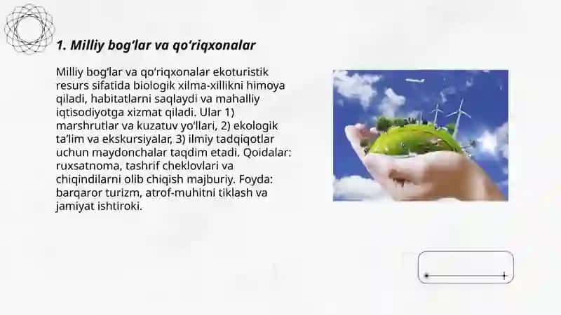 Ekoturistik resurslar 3
