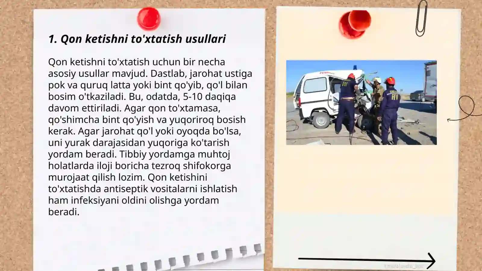 Qon ketishni to'xtatish usullari 3