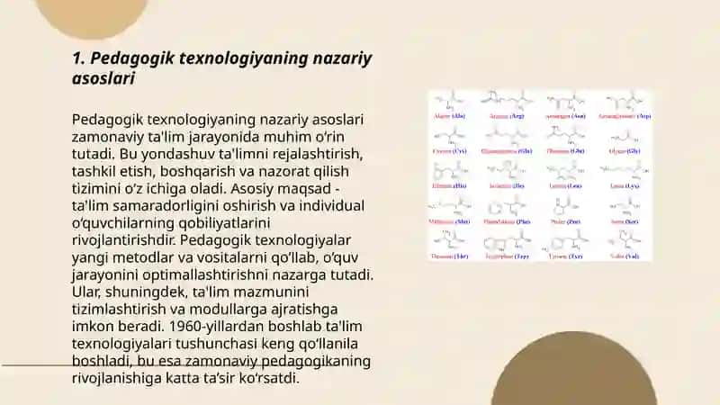 Pedagogik texnikaning asosiy komponentlari 3
