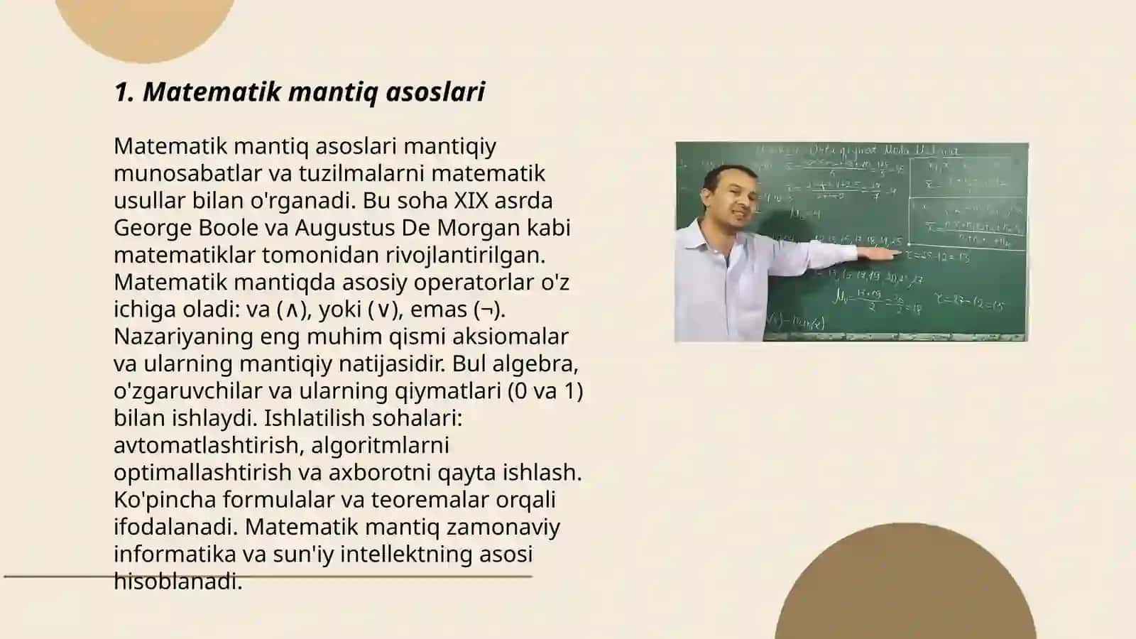 Matimatikada haqiqat masalasi 3