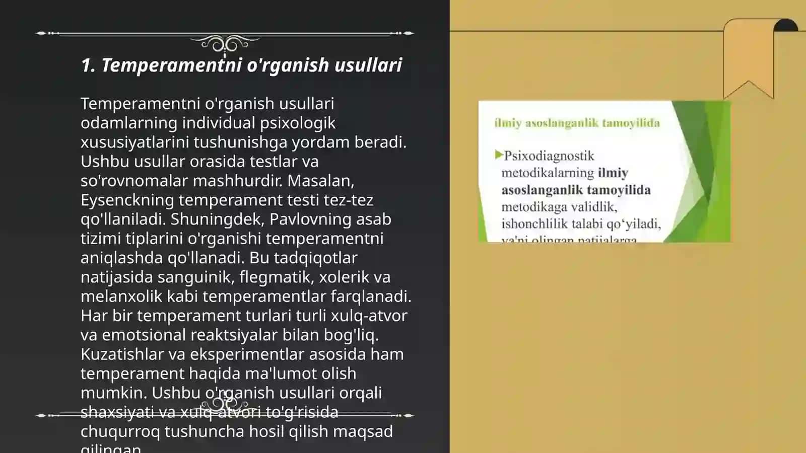 Psixodiagnostik tekshiruv va tadqiqotlar 3