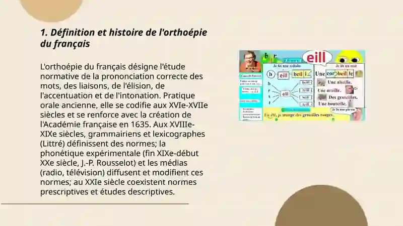 ORTHOEPIE DU FRANÇAIS 3