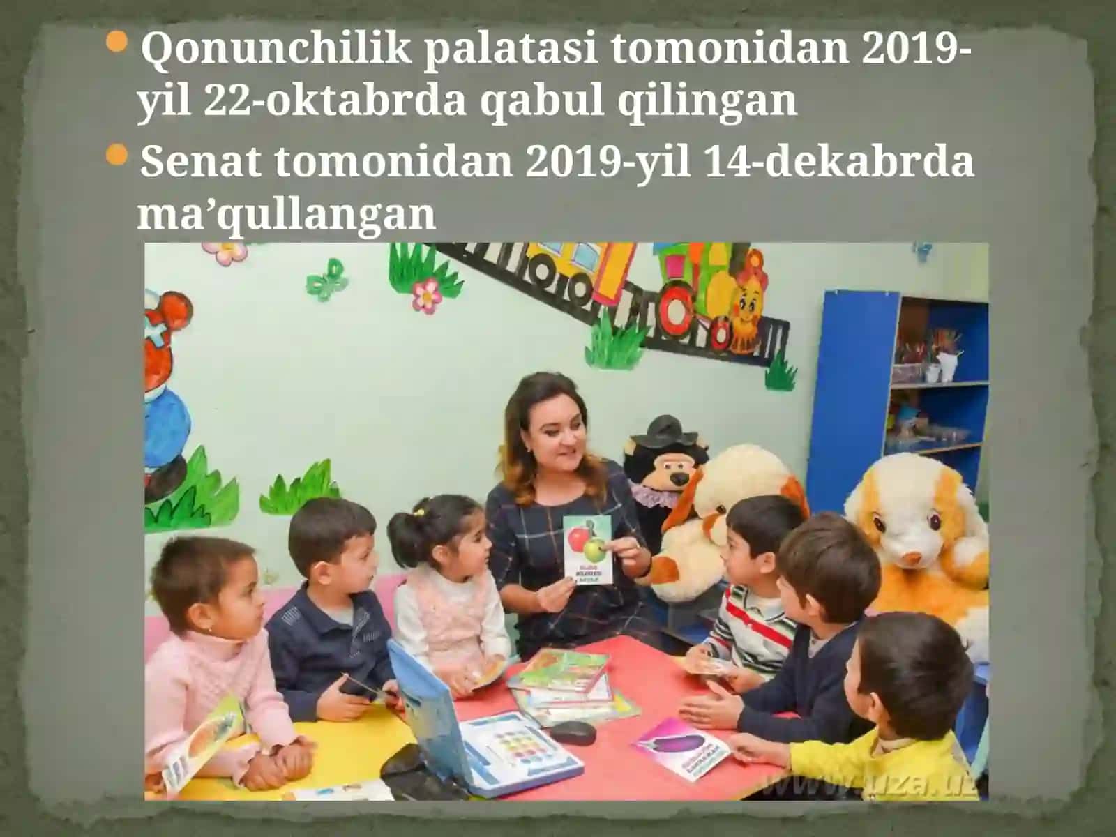 Maktabgacha ta’lim tarixi. Maktabgacha pedagogikaning fan sifatida rivojlanish bosqichlariMaktabgacha ta’lim tarixi. Maktabgacha pedagogikaning fan sifatida rivojlanish bosqichlari 3