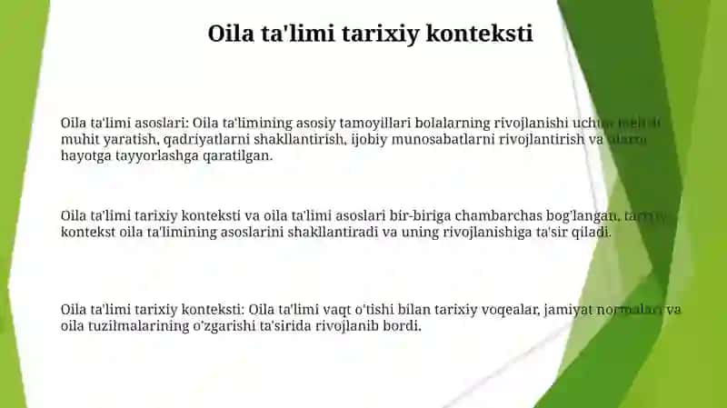 Oila tarbiyasi asoslari 3