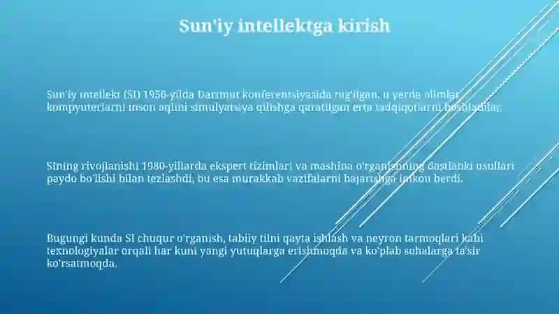 Sun'iy intellekt 3