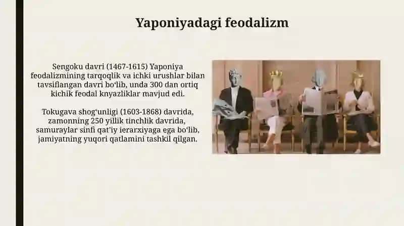 Yaponiyadagi feodalizm 3