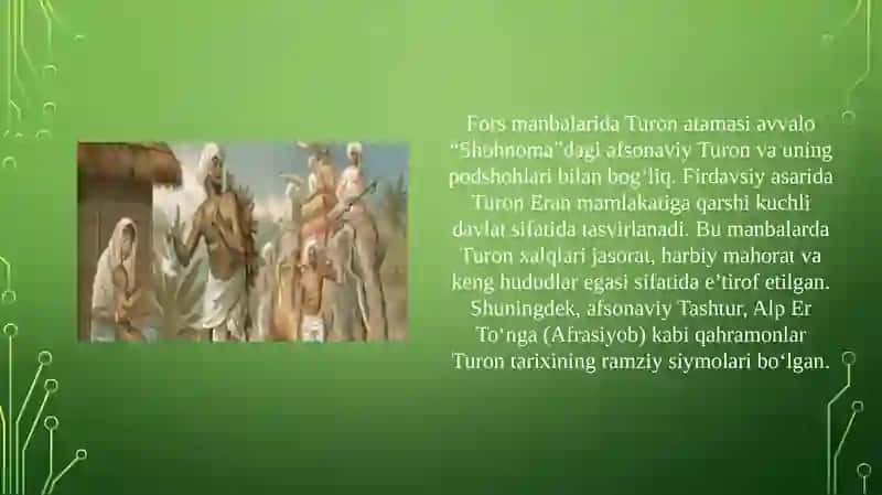 Fors arab manbalarida Qadimgi Turon 3