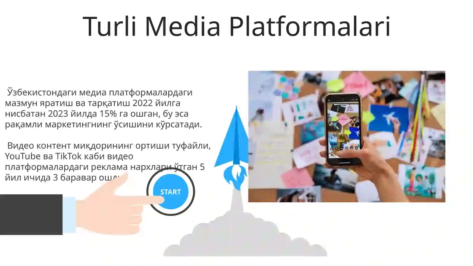 Media kontent yaratish va undan foydalanish 3