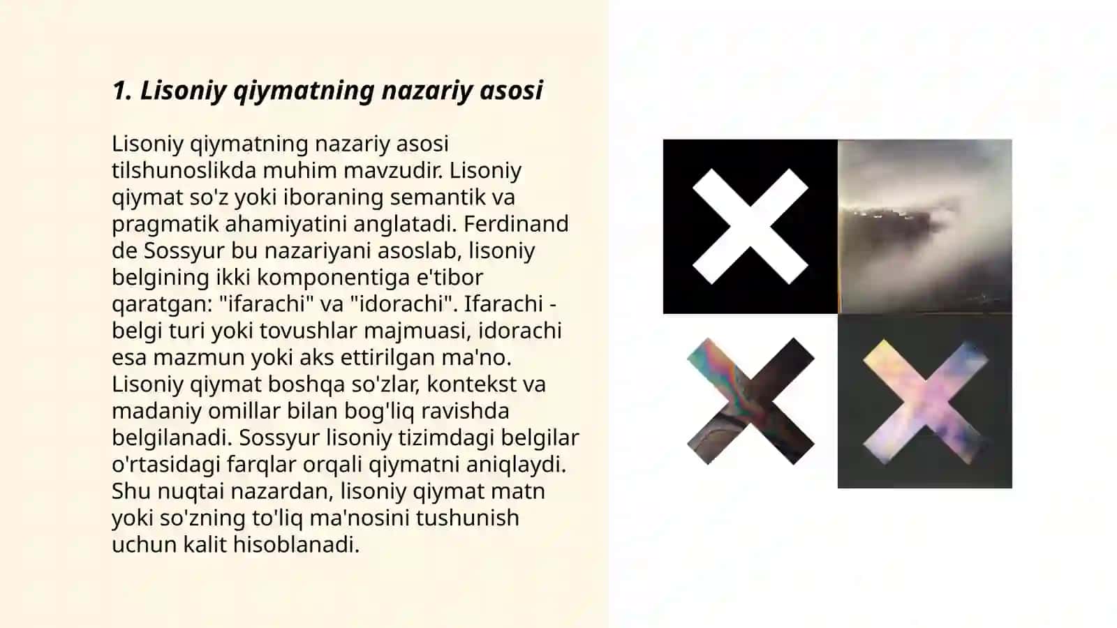 Lisoniy qiymatning nazariy asosi 3