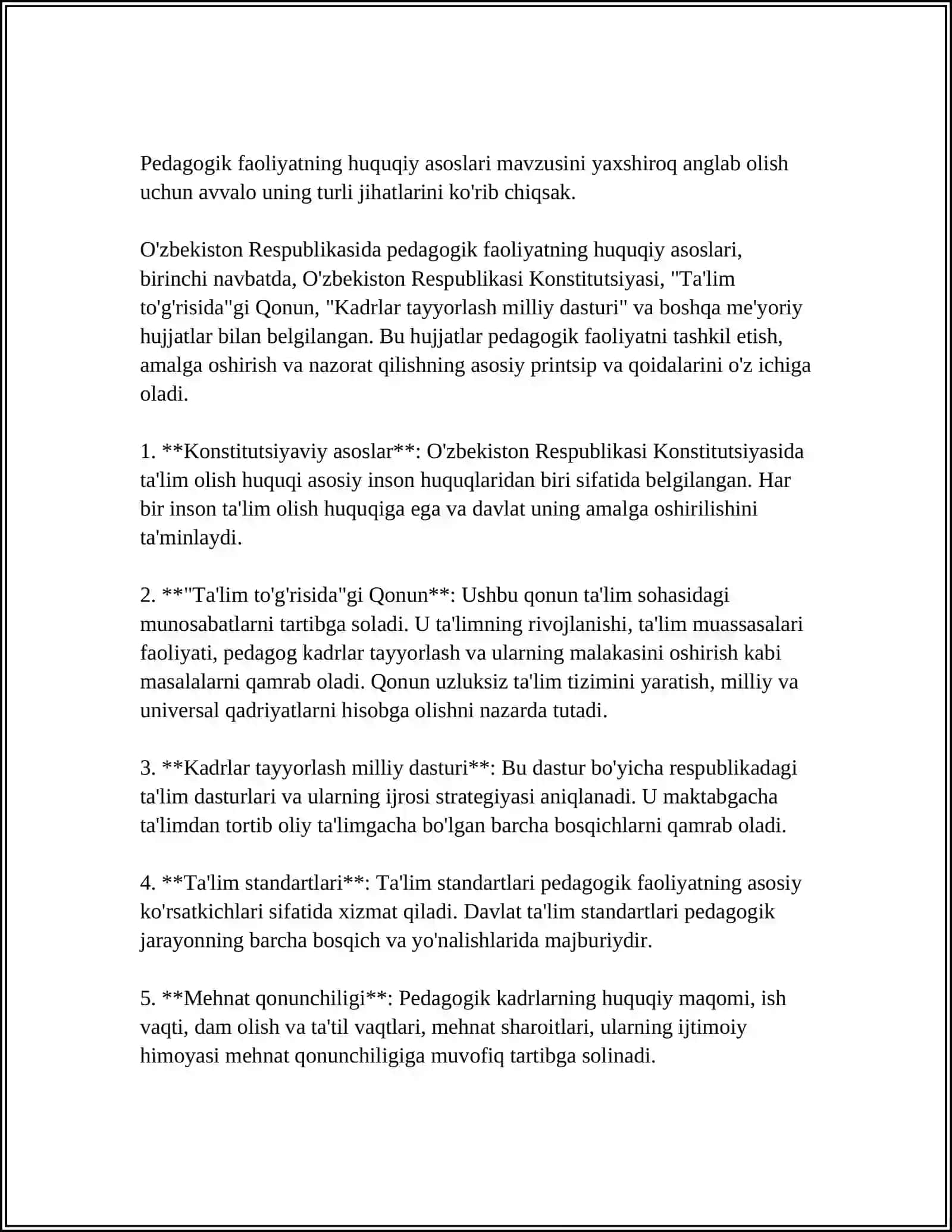 PEDAGOGIK FAOLIYATNING KASBIY HUQUQIY ASOSLARI 3