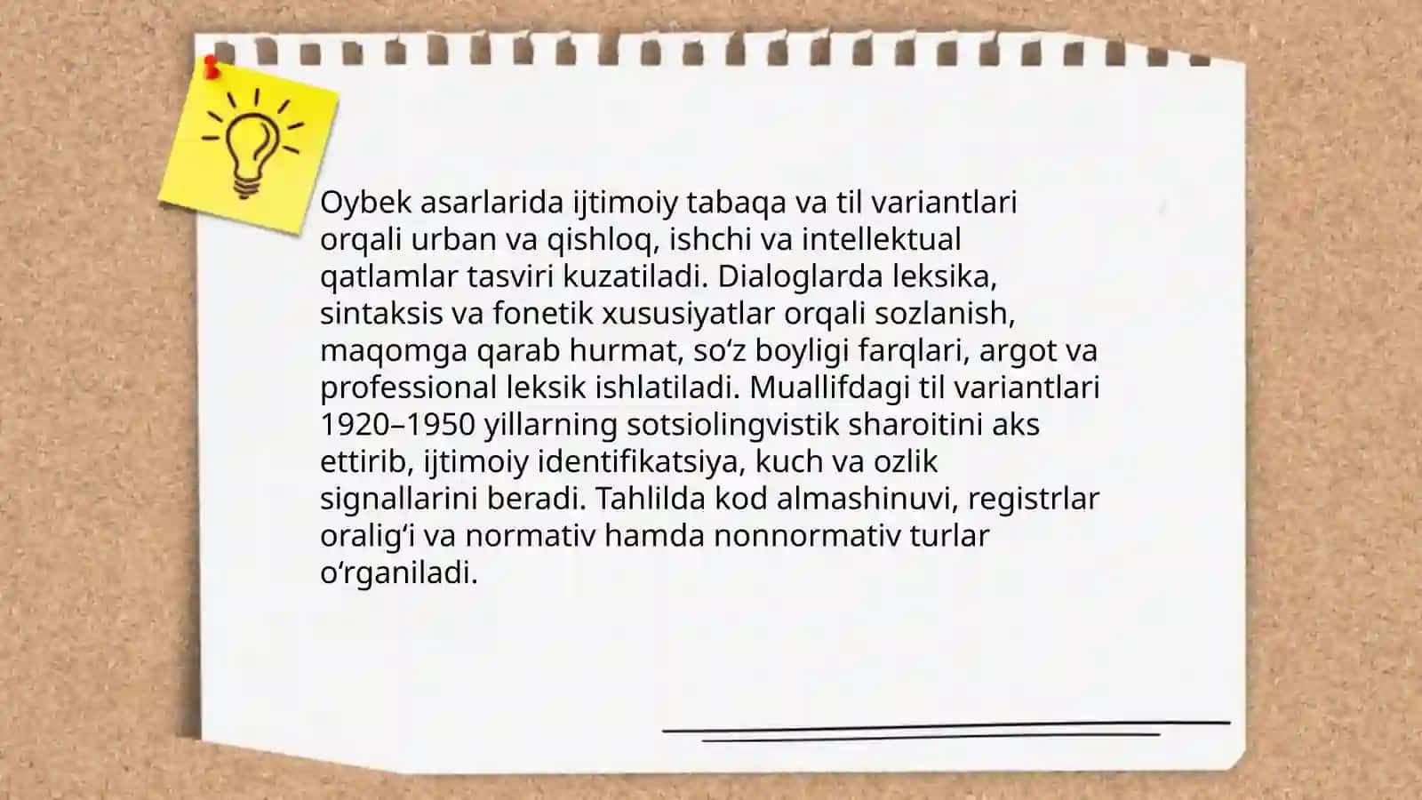 Oybek asarlarining satsiolingvistik tahlili 3