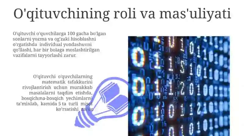 Koʻp xonali sonlarni oʻqtish metodikasi 3