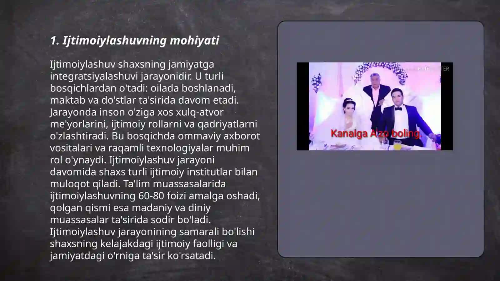 Ijtimoiylashuvning mohiyati 3