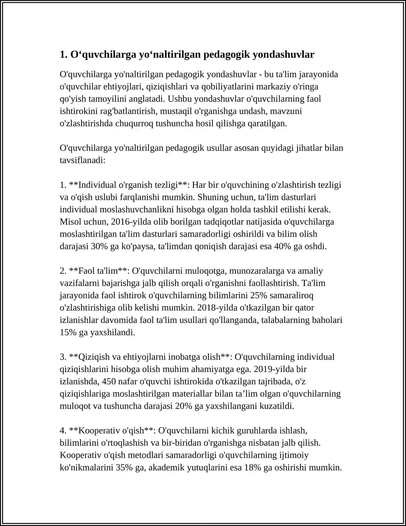 BOSHLANĞICH TAʼLIMDA PEDAGOGIK YONDASHUVLAR 3