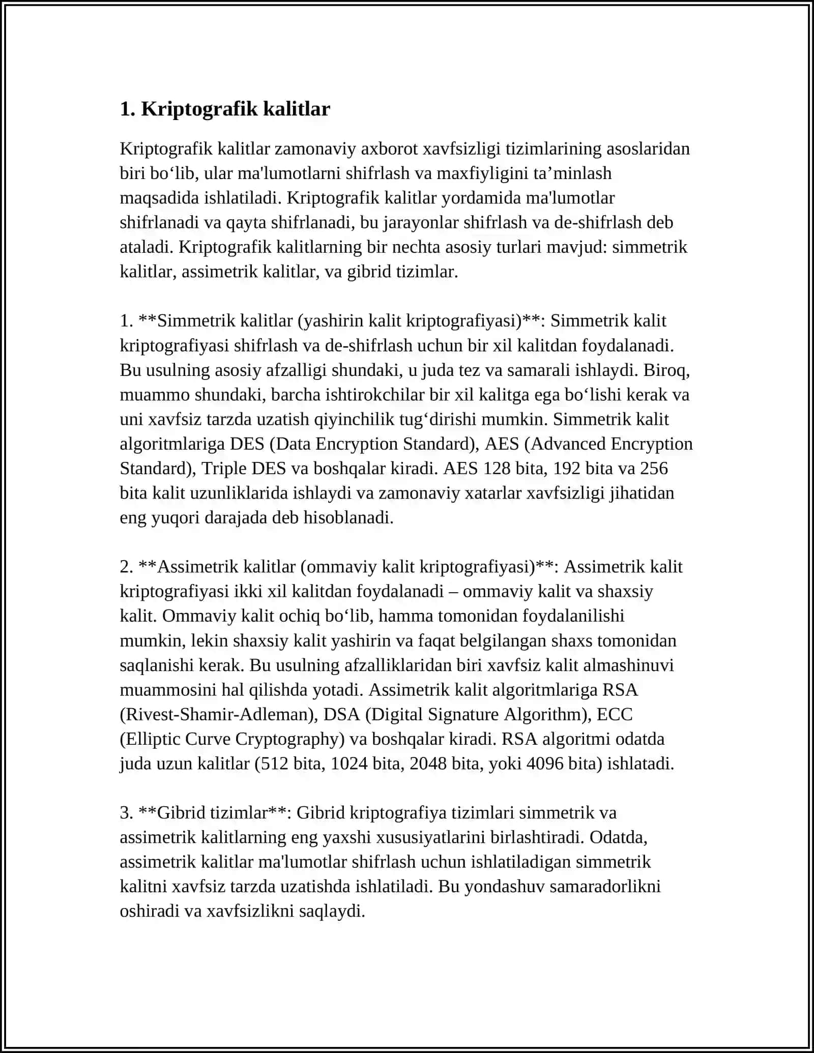 Turg'un shifrlar 3