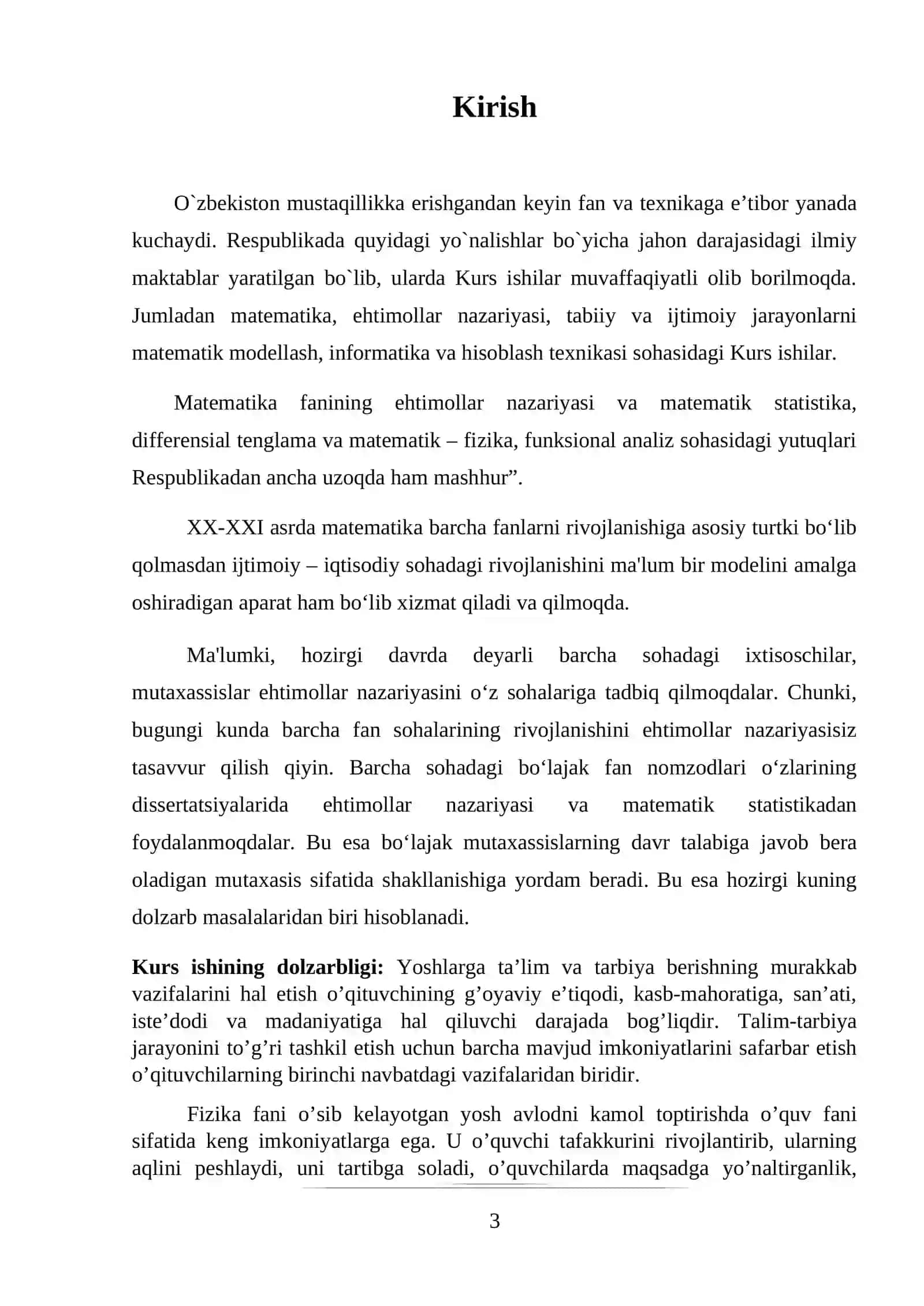O’quvchilarning fizikadan mustaqil uy ishlarni tashkillash 3