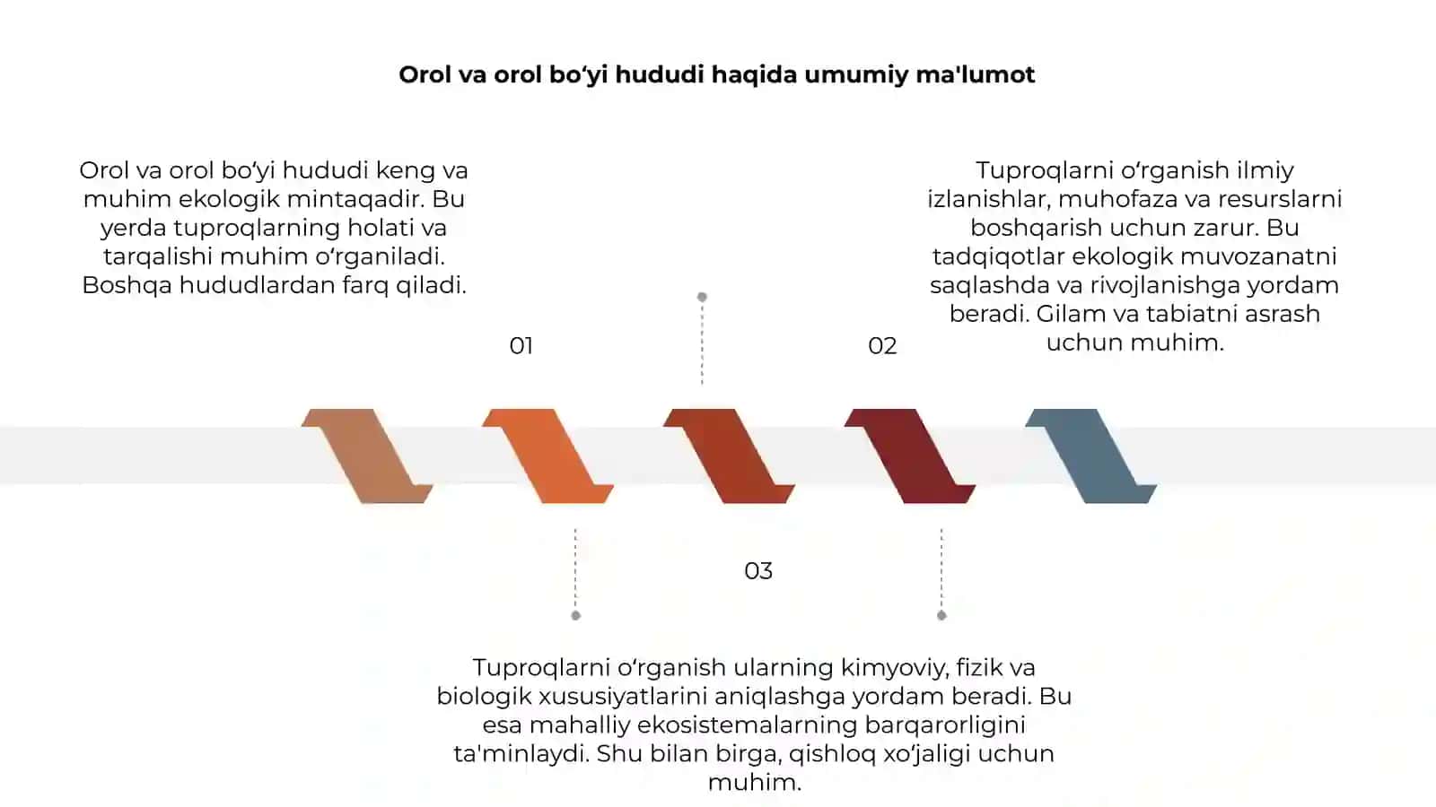 Orol va orol boʻyi hududida tarqalgan tuproqlarni oʻrganish 3