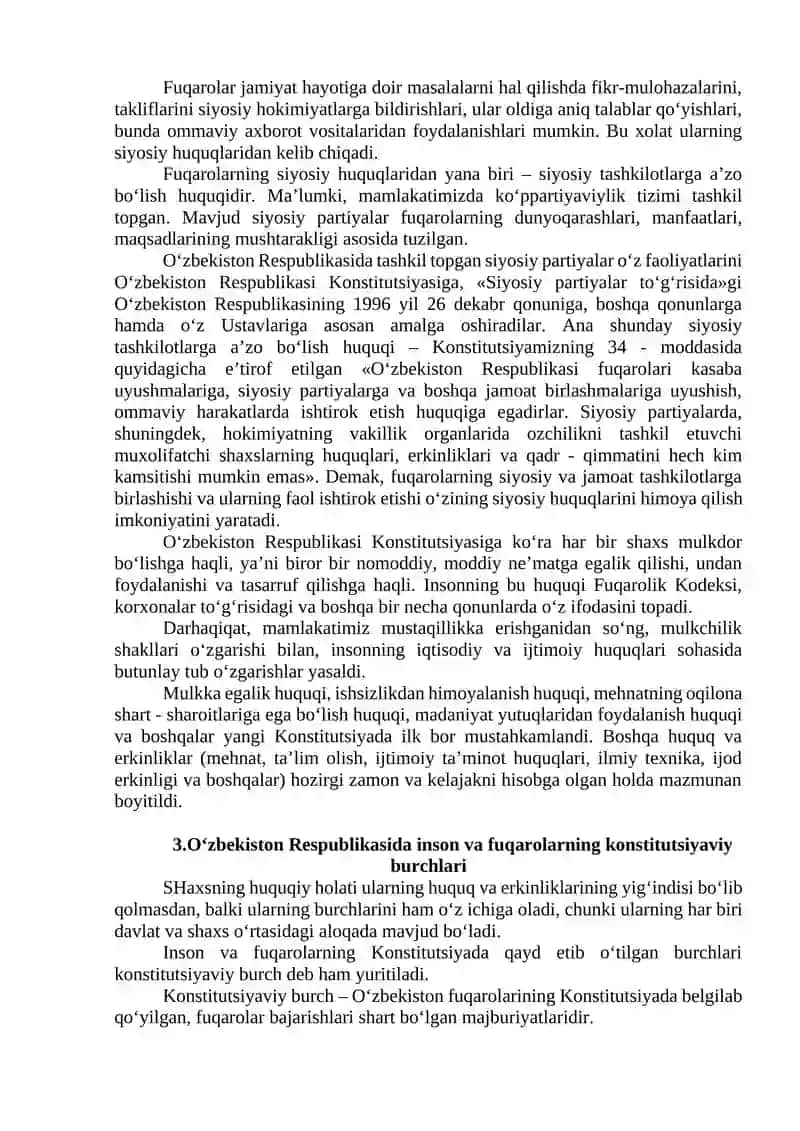 O‘zbekiston Respublikasi Konstitutsiyasi 3
