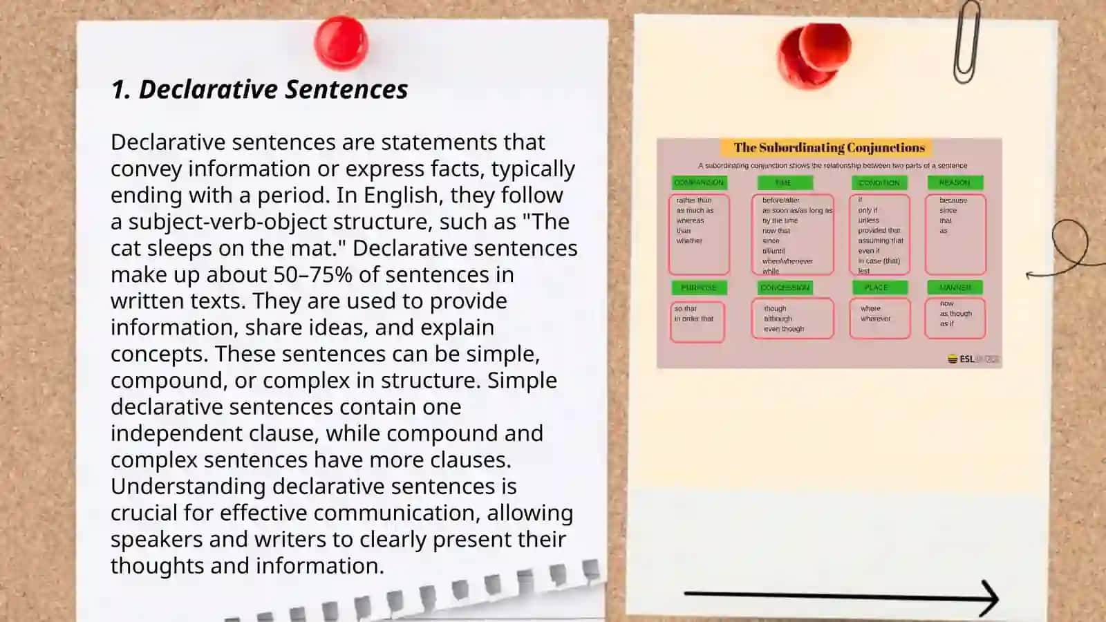 Types of sentences according to aim 3