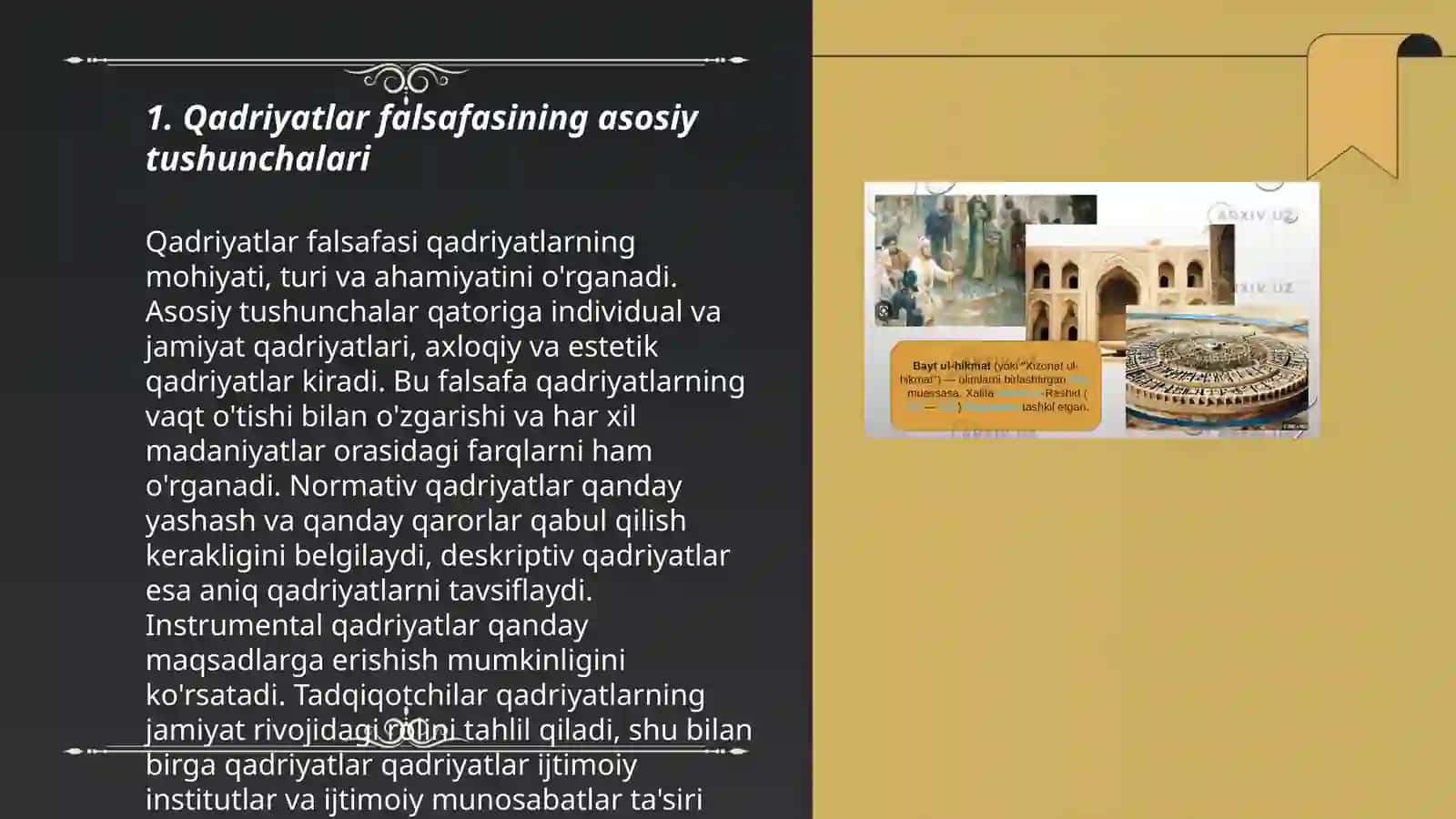 Qadriyatlar falsafasi 3