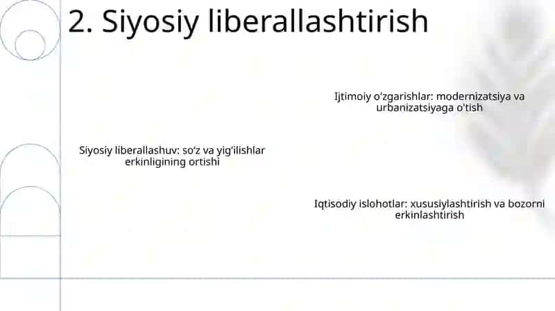 O'Zbekistonda Ijtimoiy O'Zgarishlar 3