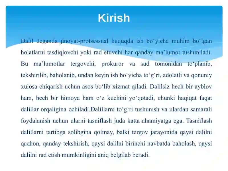 DALILLARNI TASNIFLANISHI VA ULARNING AMALIY AHAMIYATI 3