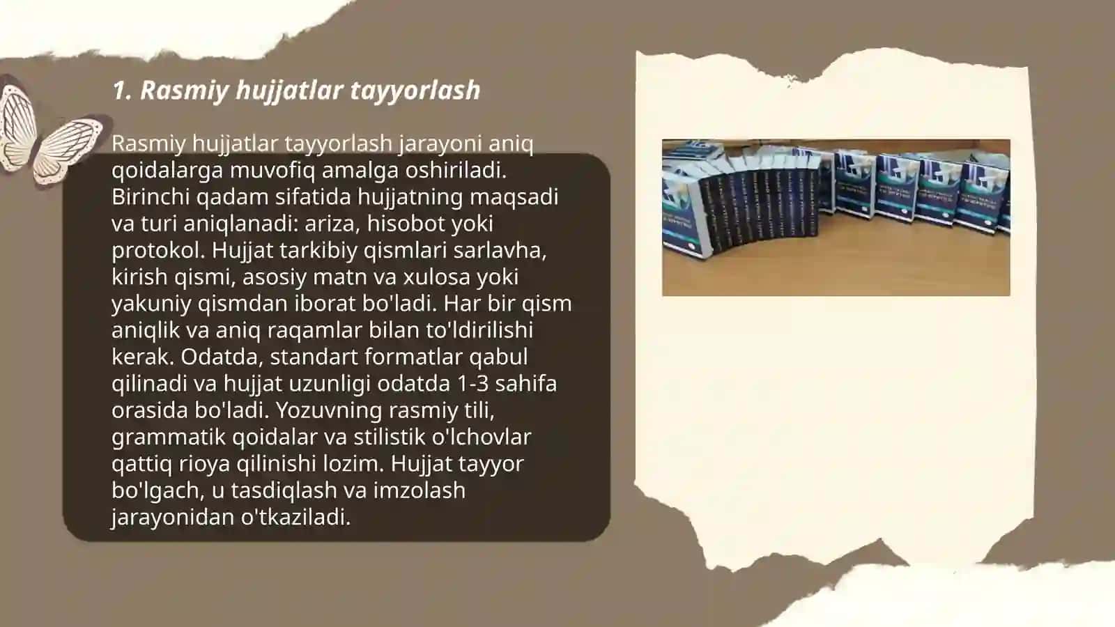 Rasmiy hujjatlar tayyorlash 3