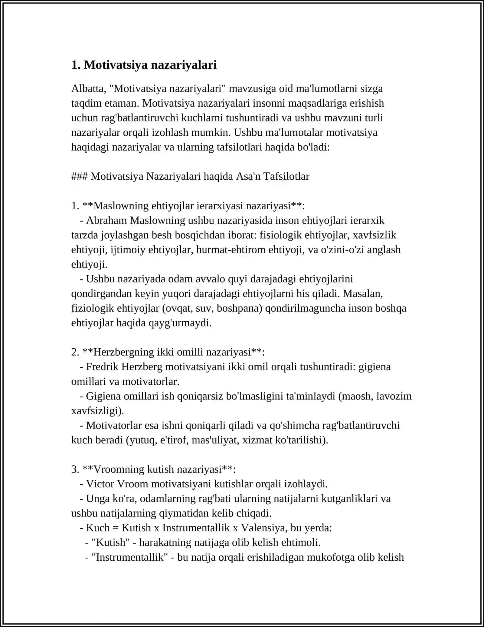 MATIV VA MOTIVATSIYA 3