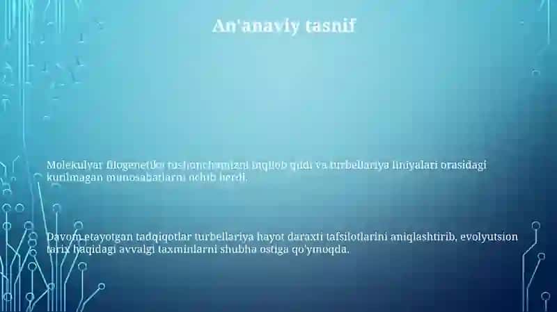 Turbellariyalar filogeniyasi 3