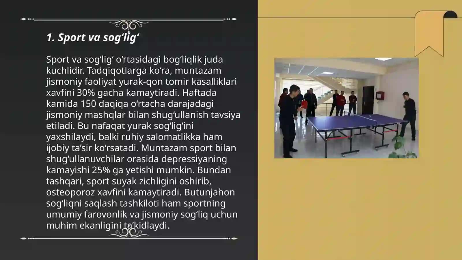 Sportchining faol turmush tarzi 3