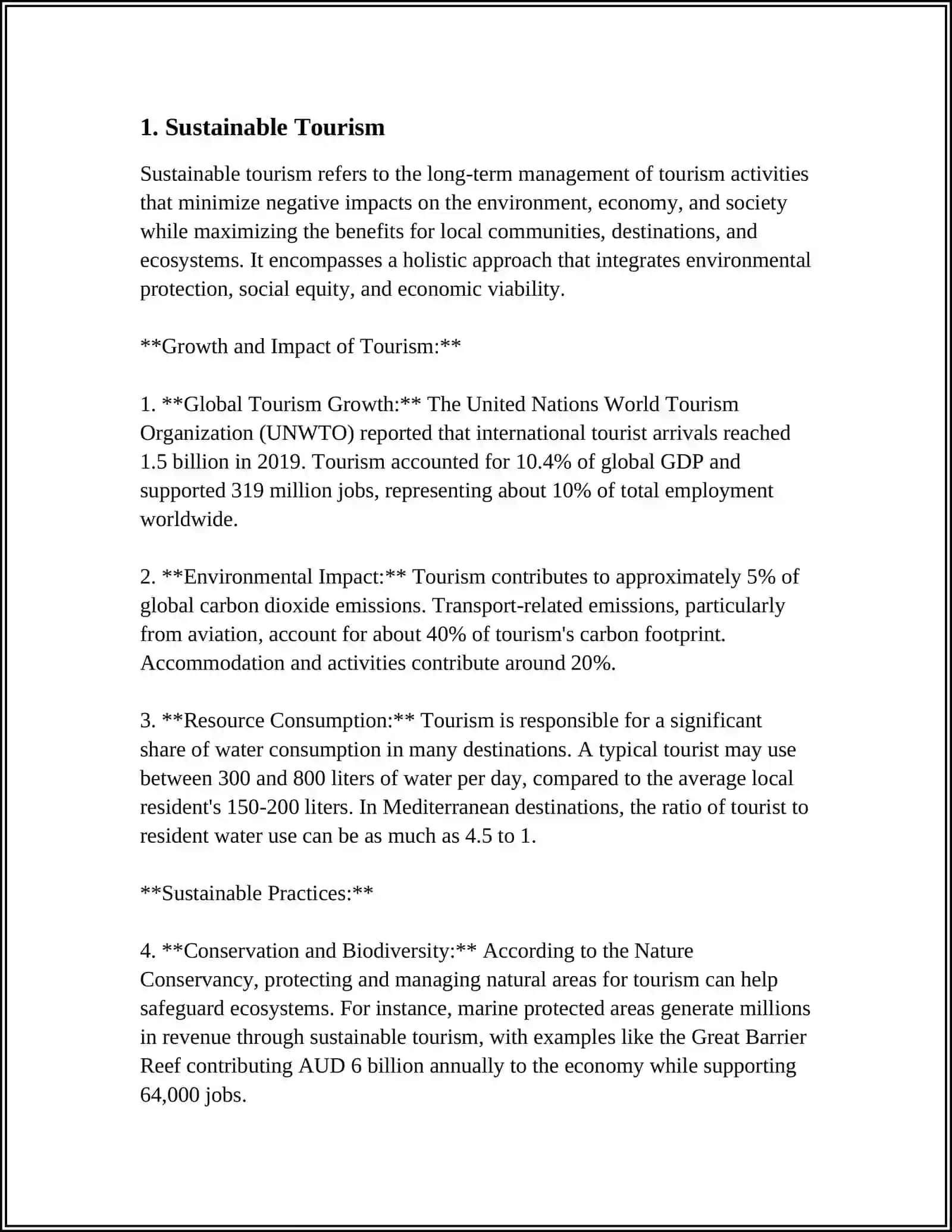 Sustainable Tourism 3