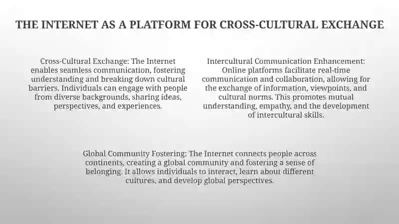 The Role Of Internet In The Development Of Intercultural Communication 3