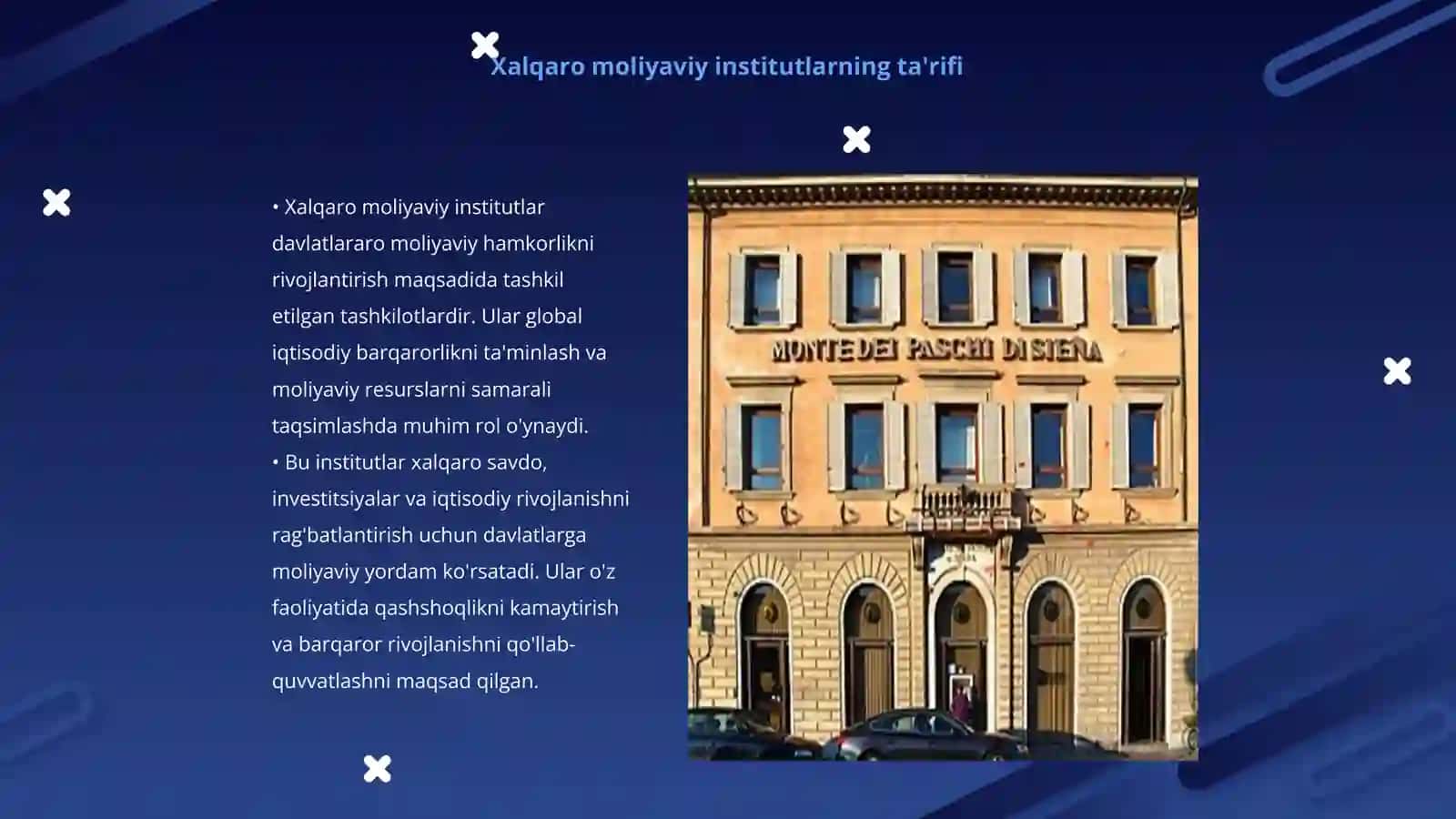 Xalqaro moliyaviy institutlar 3
