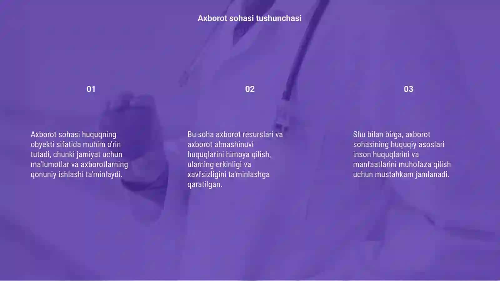 Axborot sohasi huquqning obyekti sifatida 3