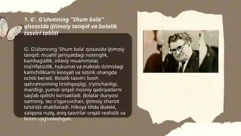 Adabiyot va mafkura mavzusida tahlili 3