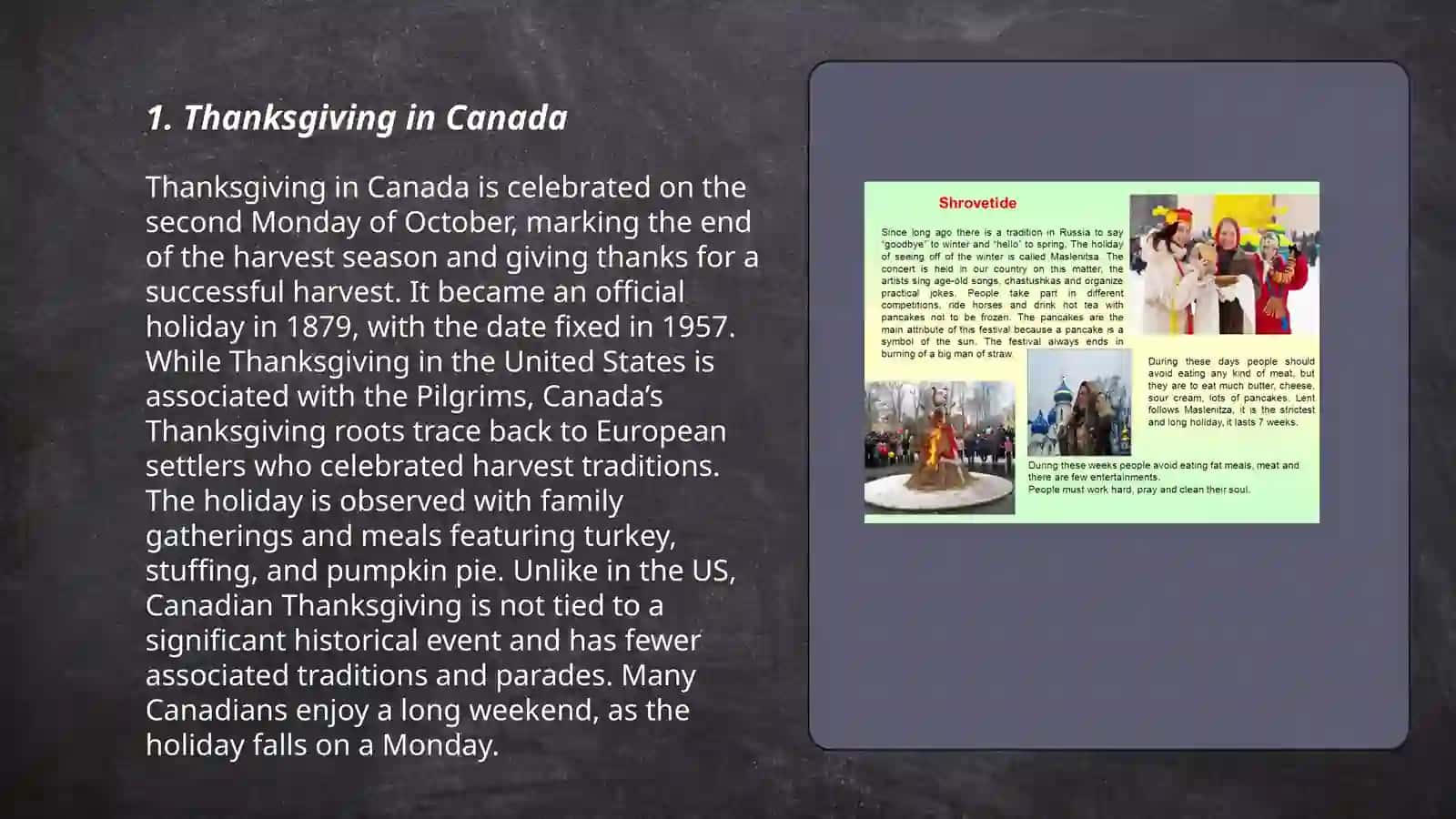 Canadian traditions and holidays 3
