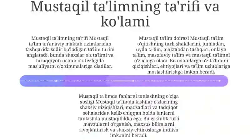 Mustaqil TaʼLim Va Uni Tashkil Etish Metodikasi 3