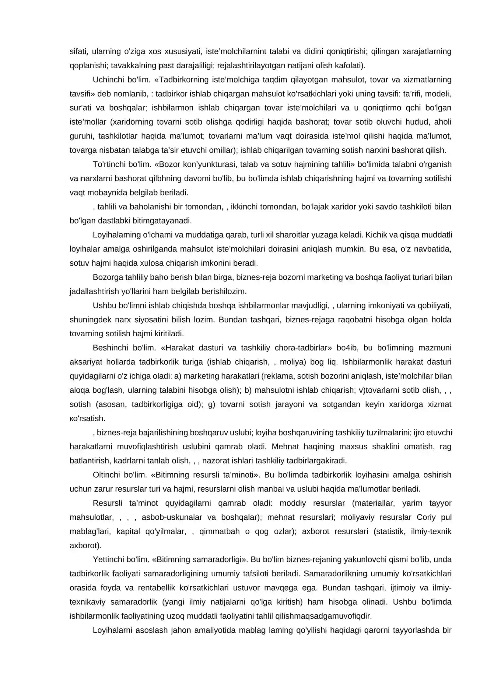 Texnik-iqtisodiy asoslash 3