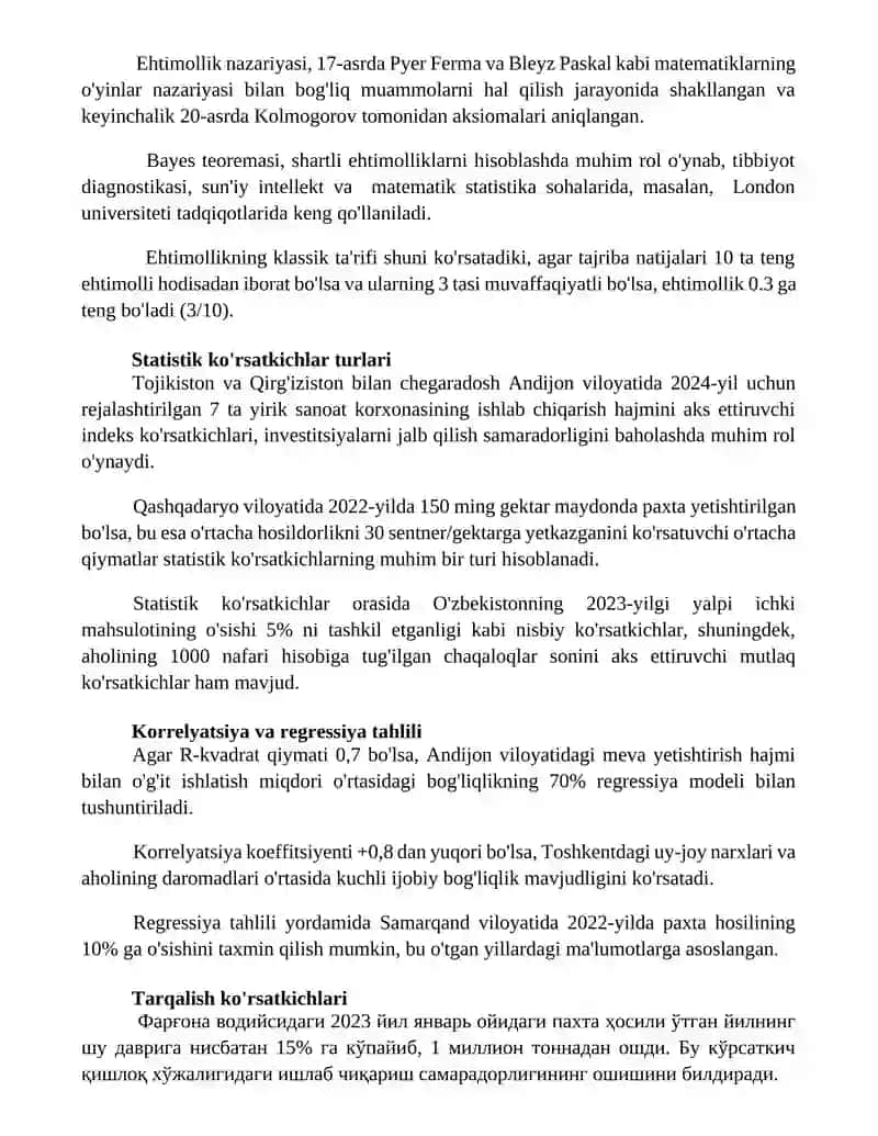 statistik korsatkichlar 3
